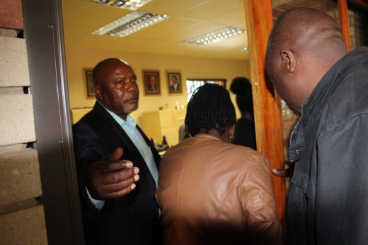 Mr Sam Maluleke, Acting CEO of MTPA invited protesters into his office to proof that he was authorizing payments