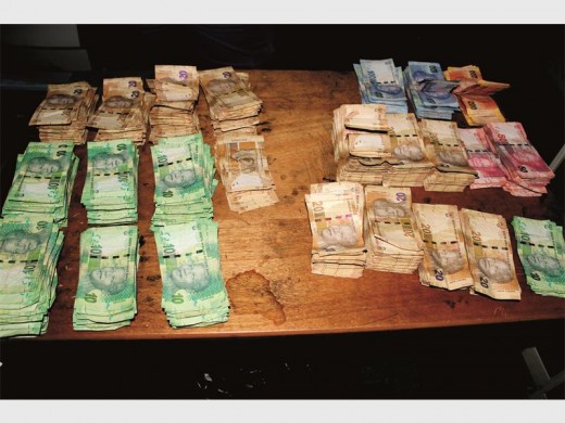 Police also found an undisclosed amount of cash in the suspects' home.