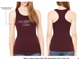 san andreas movie merchandise Ladies Tang Top