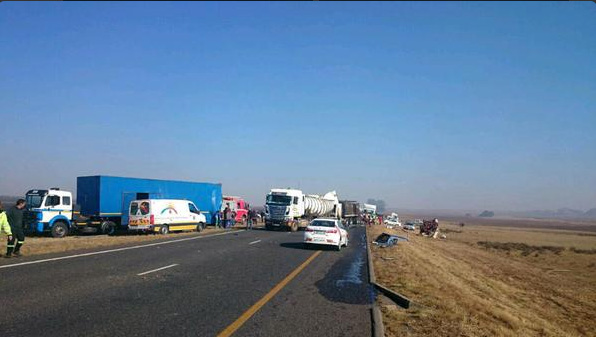 N4 pile-up accident photo twitter @EWNTraffic