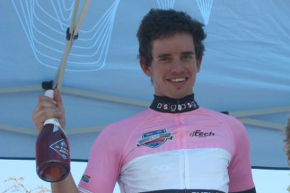 Ryan Gibbons demonstrated his form as a sprinter to earn the points jersey.