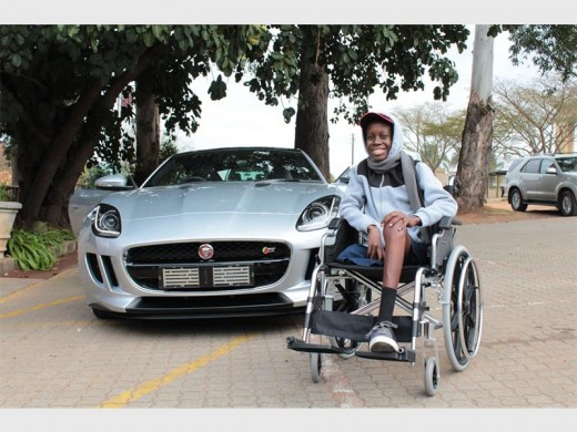 Bongani Khubayi loved his ride in the Jaguar F-Type.