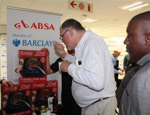 One of the discerning judges, Mr Marius Bakkes.