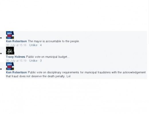 Ken Robertson and Tracy Holmes made their voices heard.