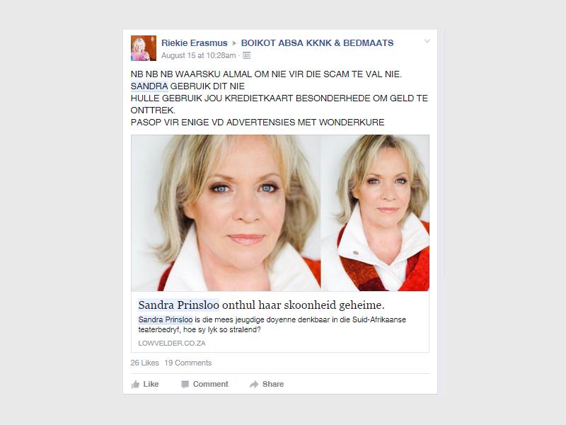 Verskeie gebruikers het dié webslenter uitgewys die afgelope paar weke.