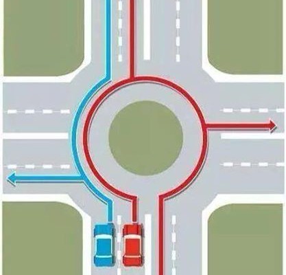 Can you navigate your way around a traffic circle?  (Photo: Twitter)