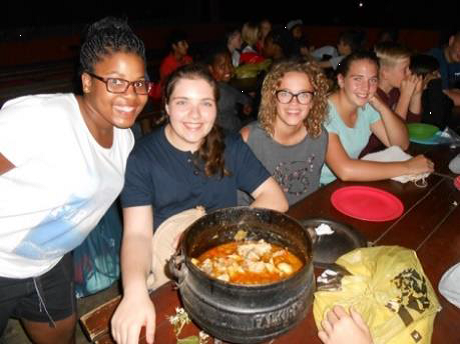 The learners also cooked themselves delicious “pojtiekos” for supper. 