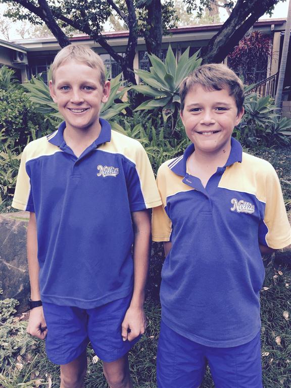 Laerskool Nelspruit: Ruben Herbst and Paul Harley.