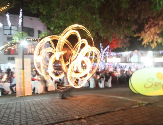 Fire dancer