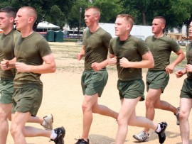 Good old khaki and PT shorts combined. (Image: duffelblog.com)