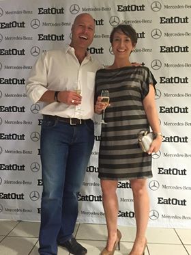 Melanie and Jason Powell rubbed shoulders with celebrity chefs and foodies including David Higgs and Abigail Donnelly, the award-winning editor of Eat Out and TASTE magazine.
