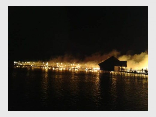 The inferno reduced all the rooms to ashes.