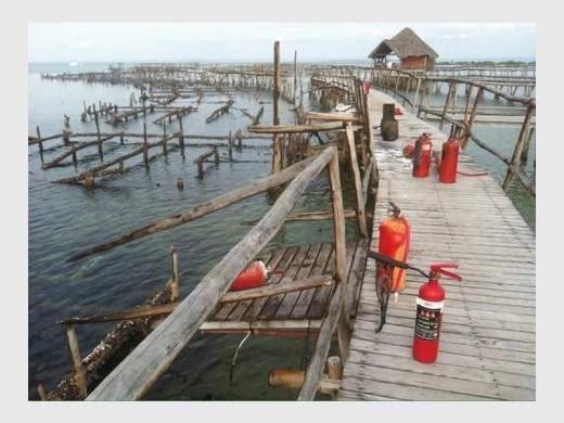 All 20 casitas were destroyed. Photo: André Gonzalves.