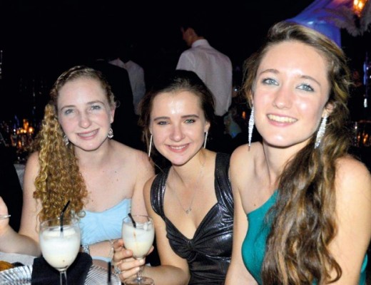 Kate James, Caitly Cordeiro and Mistian Thompson.