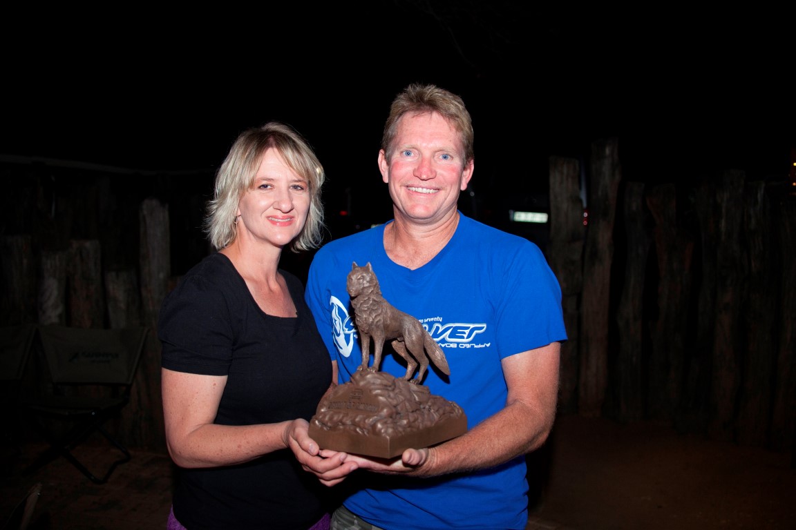 Alwyn and Melanie Jordaan of Namibia, winners of the inaugural international spirit of Amarok competition