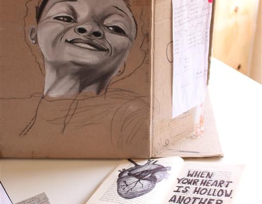 Beaté Parfitt expressed her emotions by scrawling in this book.