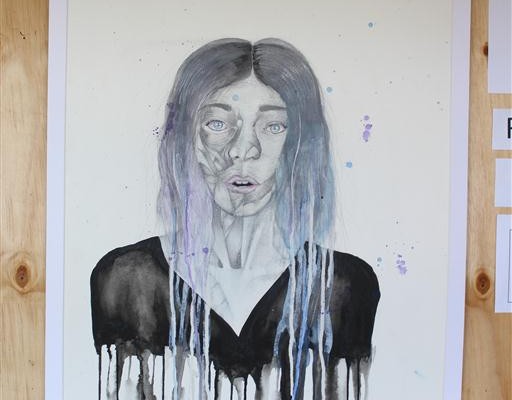 Megan Davis' portrait of anxiety.
