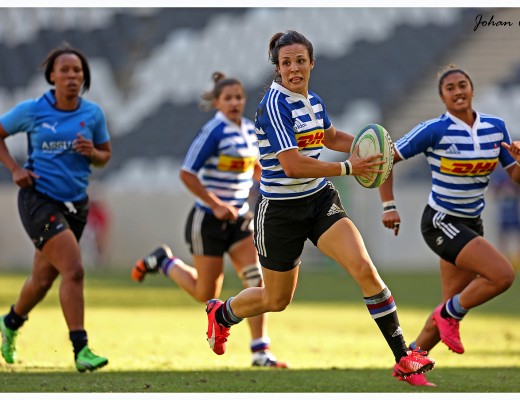 Zandre Theron on the charge for WP in the cup final. Photo: Johan Orton