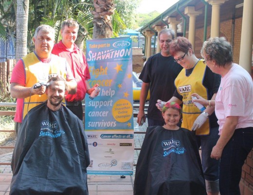 People came in numbers to cut their hair and support.