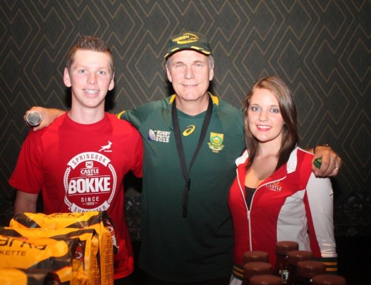 Joshua Haworth, Dieter Uken and Megan Broodryk. 