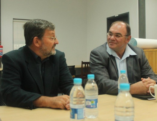 Prof Rick Barnard and Mr Willem Van Zyl.