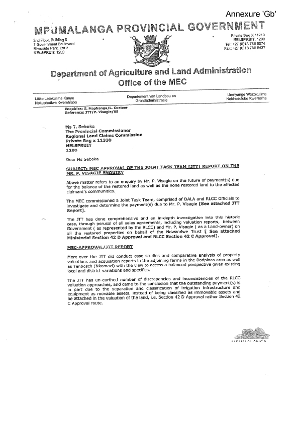 Letter from the MEC page1