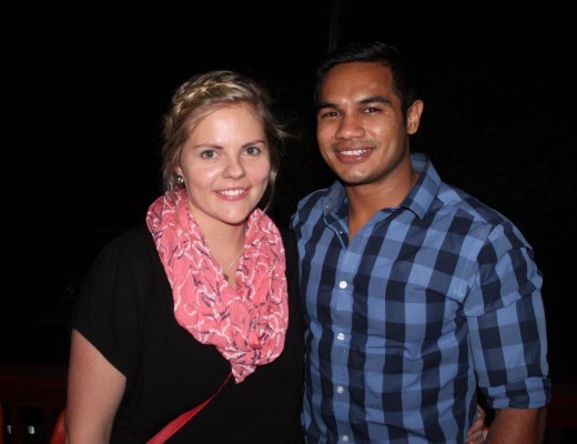 Sarah-Anne and Harshil Mitha.