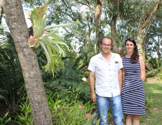 Lourens en Jolisa Grobler van Afri Orchids in Alkmaar.
