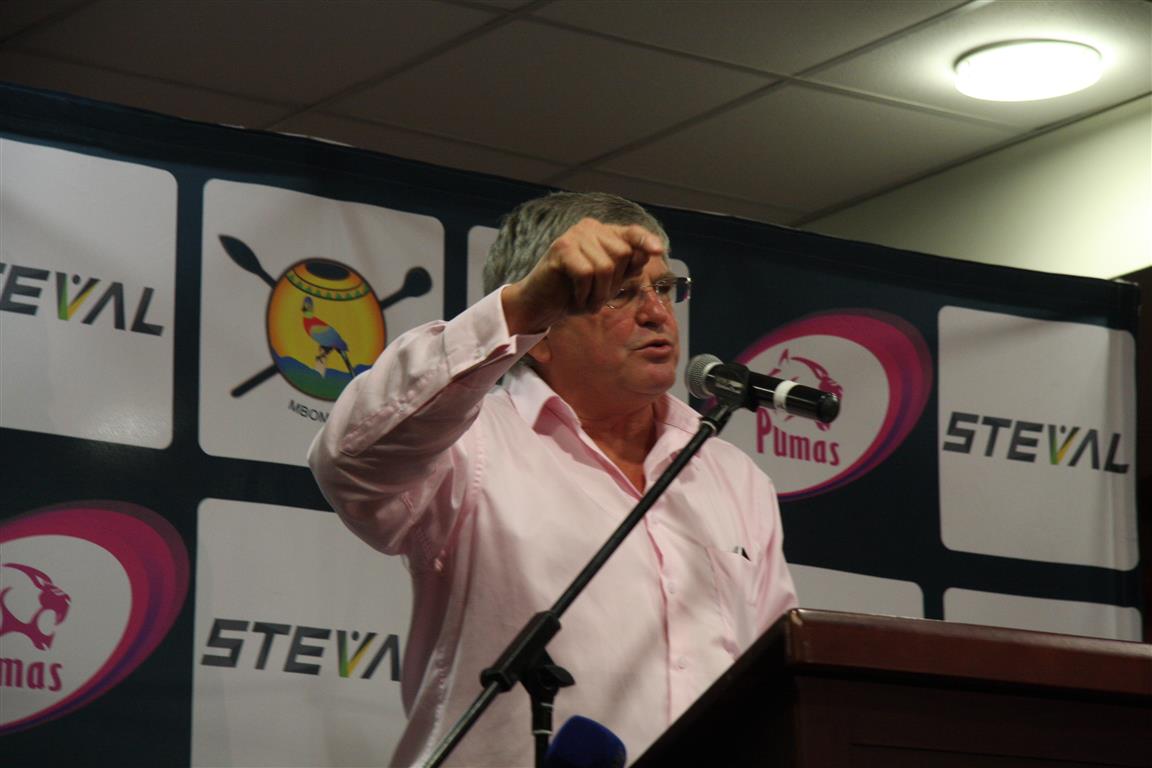 Die president van die MRU, Hein Mentz .