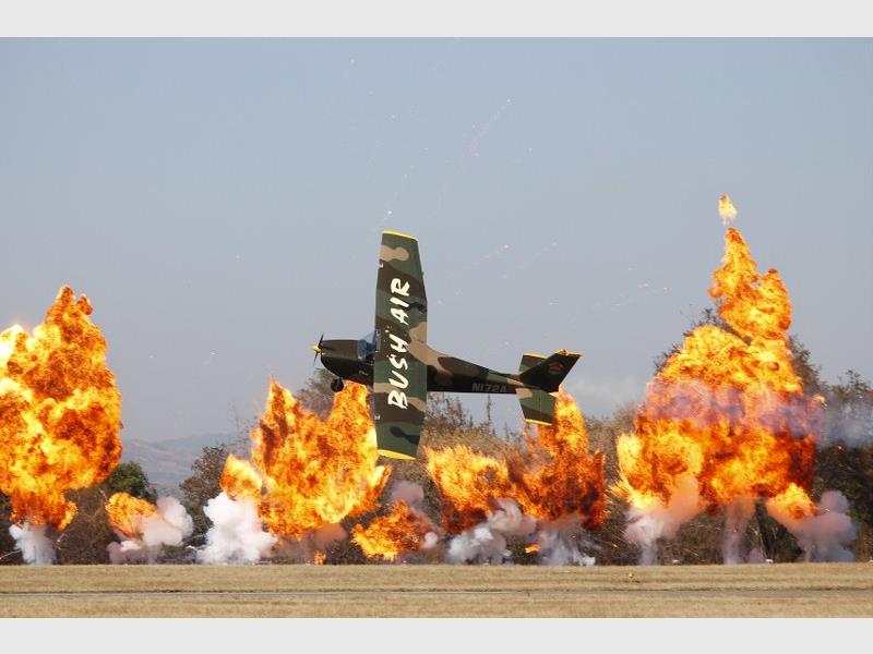 CC Pocock at last year's Lowveld Air Show. Photo: Stefan de Villiers
