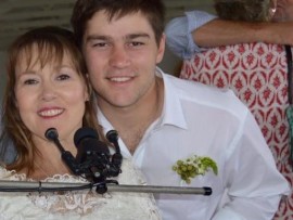 Chad thanked Tracy for being "an awesome mom."