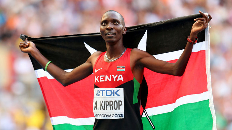 Asbel Kiprop was not far off breaking the 1,500 metres world record in Monaco. Photo: SkyNews