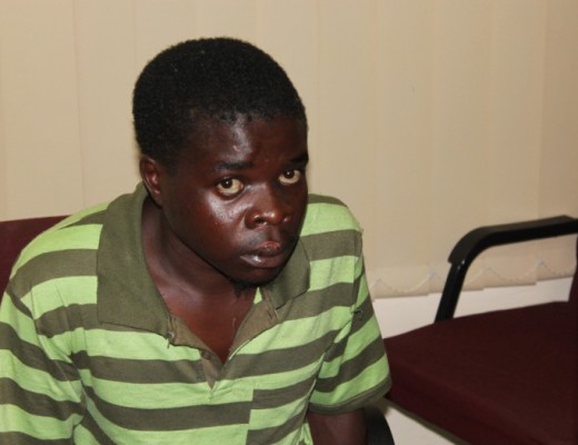 Frans Mokoena's lip was bitten by one of his rape victims.