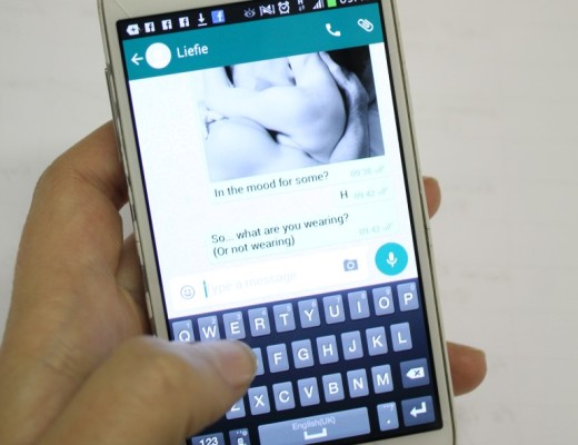 Sexting between minors can land them in hot water.