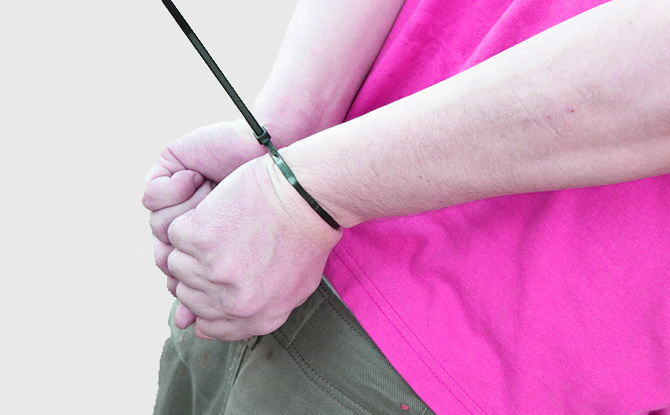 cable tie escape trick