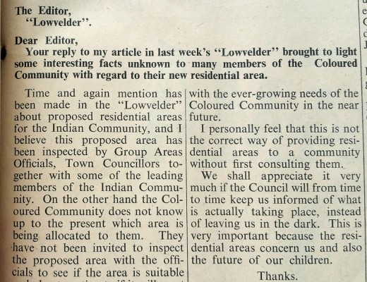 PIC 02 Lowvelder 26 Nov 1960