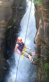 abseil-waterfall