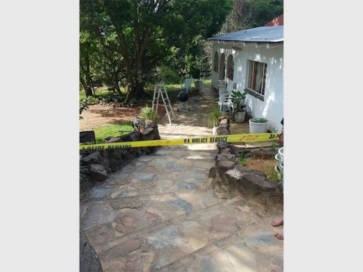 The robbers forced the Hadiaris couple into their home from the stoep. (Photo: supplied)