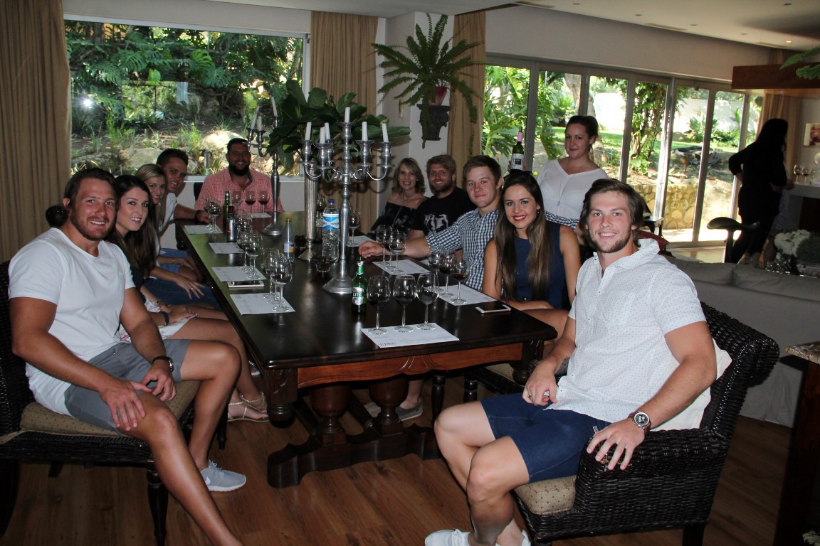 Estee with her 20 selected friends