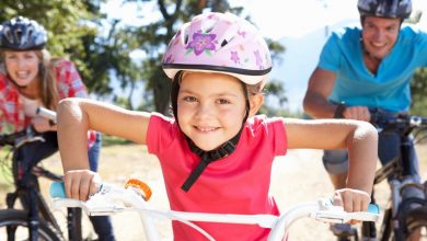 Tips for riding safely with your children on a bicycle