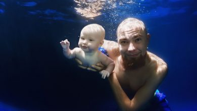 At what age can I teach my child survival swimming lessons?