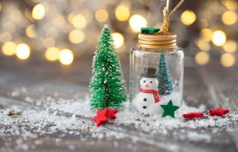 Festive DIY: Make your own make Christmas snow globes
