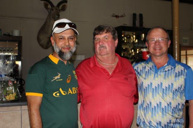 Jakes Vally, Terry Dearlove en Pieter Brits.