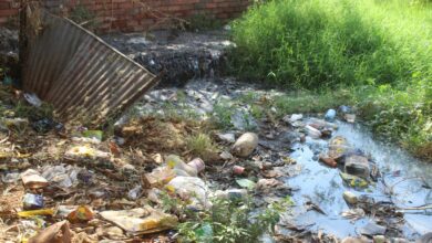 The leaking sewers at Ext 10.