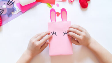 Hop into Easter fun with this box rabbit