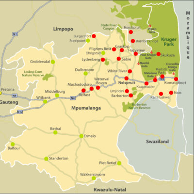 Lowveld Media Distribution map