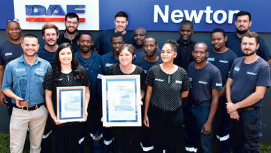 The Newton Truck & Bus team. > Photos: Chelsea Pieterse
