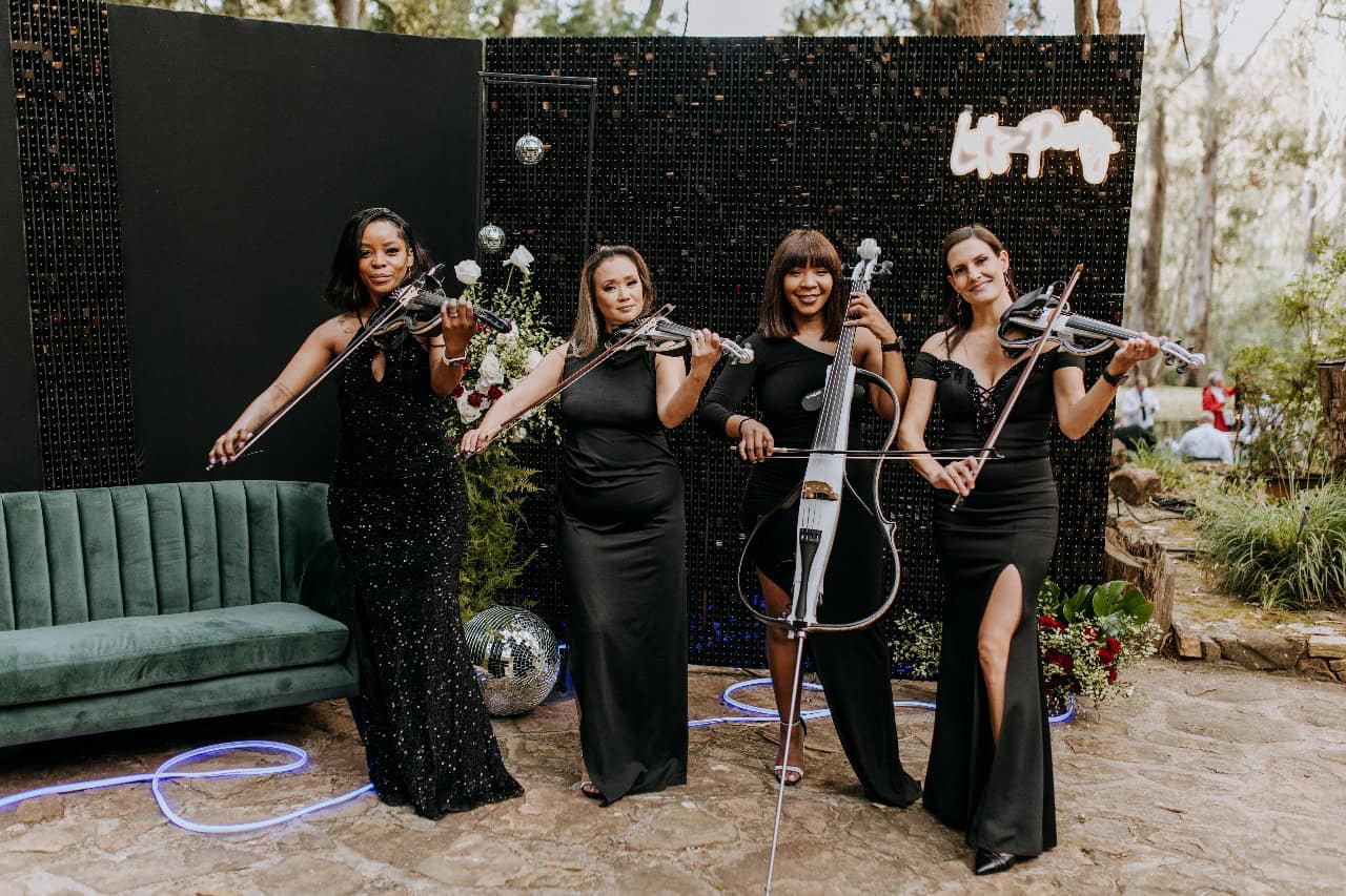The Muses, a vibrant string quartet, provided mesmerising music for the evening.