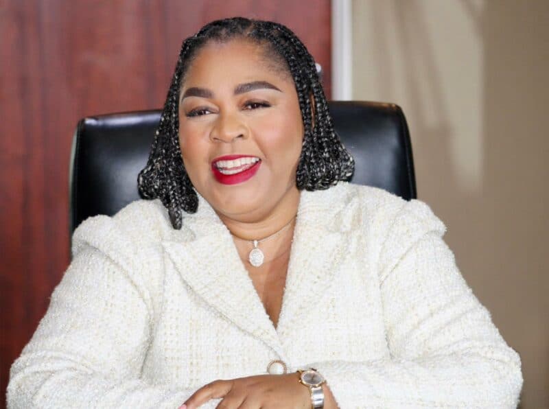 The new MEC for economic development and tourism, Jesta Sidell.