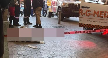 The body of the woman who died in Nelspruit Plaza.